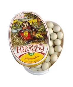 Boîte ovale Bonbons Gingembre Bio 50g