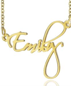 Collier Plaqué Or avec Prénom