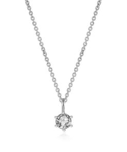 Collier argent femme- pendentif oxyde de zirconium