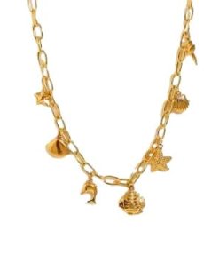Collier Breloque Océan