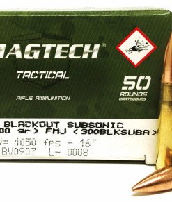 300 AAC Blackout Subsonic FMJ  12.95 g / 200 grs