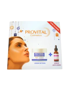 Pro vital Creme Retinol AH+ Serum Anti-Cerne 10ml Pack