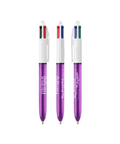 Stylo Bic 4 couleurs brillant Une farandole de parfums