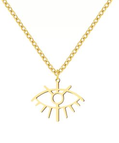 Collier porte-bonheur doré